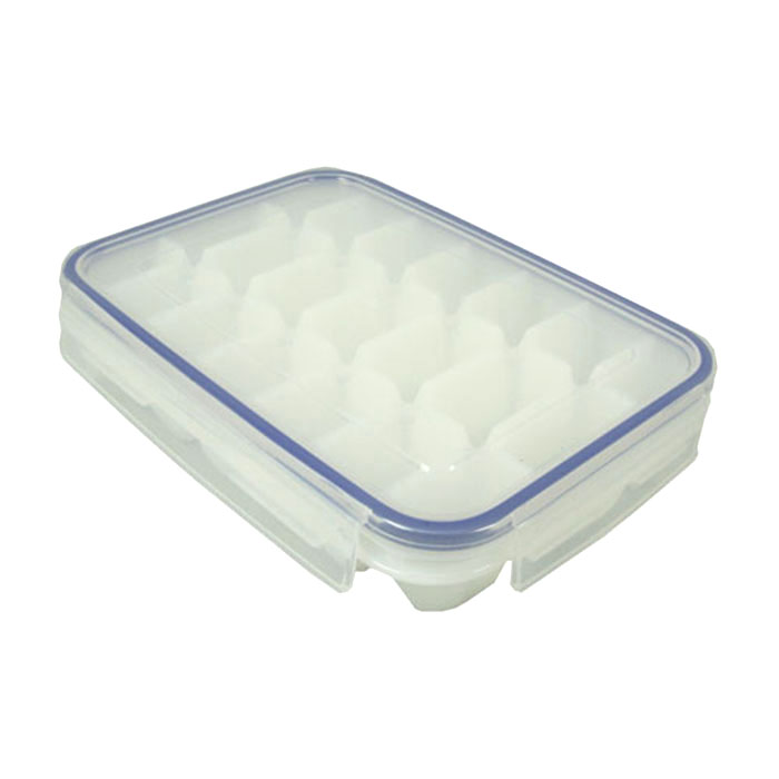 Ice Cube Tray with Airtight Lid Reusable Ice Cube Storage